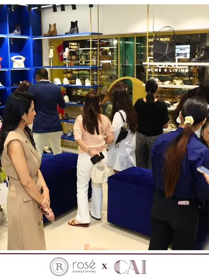 A shot from inside the CAI store launch in Delhi, an event we were the official food and catering partner for. It was a pleasure serving our delectable delights to such a stylish crowd.