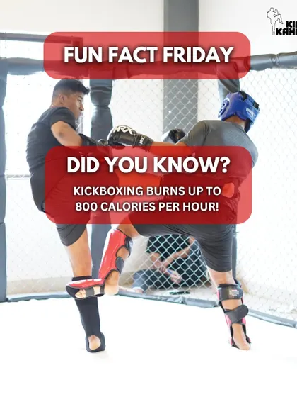 Fun Fact Friday! Did you know that a high-intensity kickboxing class can burn up to 800 calories per hour? It's one of the most effective ways to get fit.