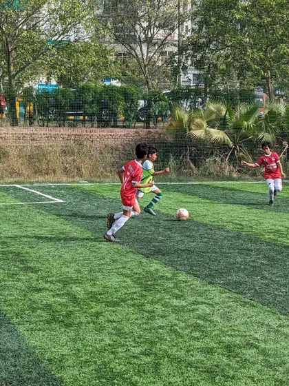 Chasing down a loose ball, our players show relentless energy from the first whistle to the last.