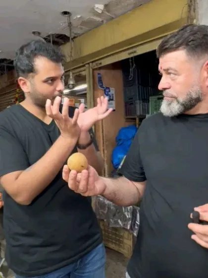 The key to authentic flavour is understanding the ingredients. Here, I am with Chef Guram at a local Indian market, exploring and explaining the nuances of local produce before his Georgian feast pop-up.