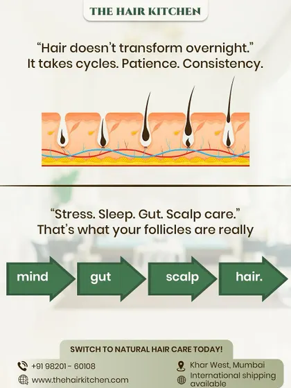 I see hair as a mirror to your overall health. Lasting transformation doesn't come from a bottle; it comes from a holistic approach that connects the mind, gut, scalp, and finally, the hair. This is the core philosophy I teach, helping you understand that consistency in care for your whole system is what truly feeds your follicles.