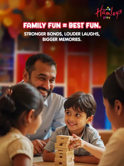 Family fun is the best fun. I love seeing families build stronger bonds, share louder laughs, and make bigger memories while playing together here.