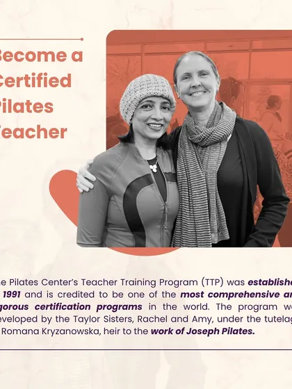 Become a certified Pilates teacher through my program, developed under the tutelage of Romana Kryzanowska, heir to the work of Joseph Pilates, via The Pilates Center.