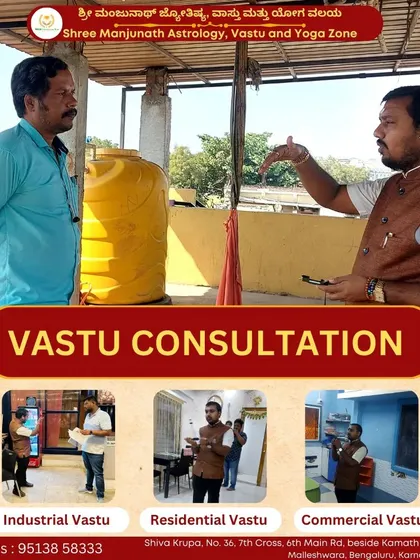I offer Vastu consultations for all types of spaces. Whether it's a large industrial plant, a commercial shop, or your personal residence, my goal is to analyze the energy and provide practical solutions for prosperity, harmony, and well-being.