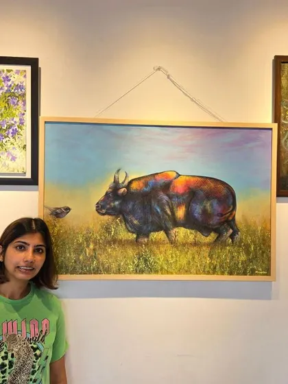 A glimpse into our gallery during our multi-artist exhibitions. We are proud to provide a platform for both emerging and established artists to showcase their incredible work to the Bangalore art community.