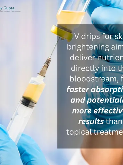 This image shows the careful preparation of an IV drip. By delivering nutrients directly into the bloodstream, we bypass the digestive system. This allows for faster absorption and more effective results compared to oral supplements or topical creams.