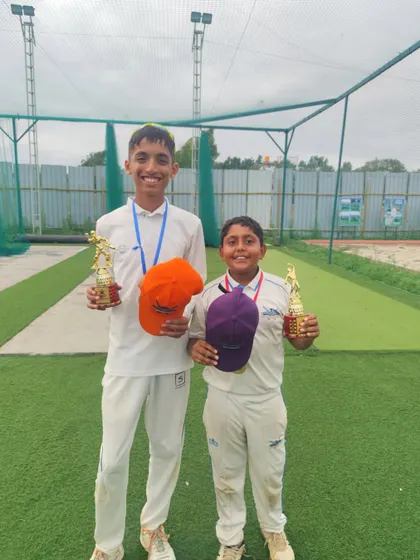 The backdrop of our outdoor nets during the Transform Premier League awards. The well-maintained facility provides the perfect stage for competitive matches and events.