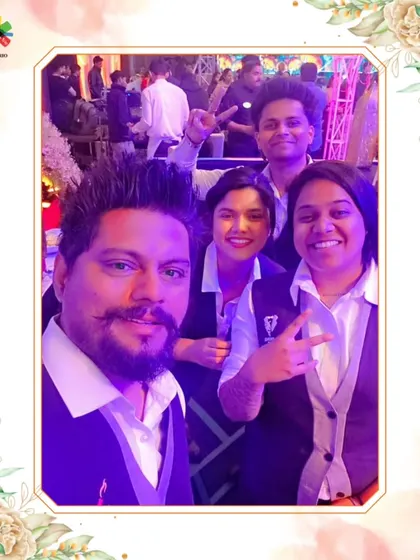 A fun selfie of our bartending crew during an event. Their camaraderie and positive energy are infectious.