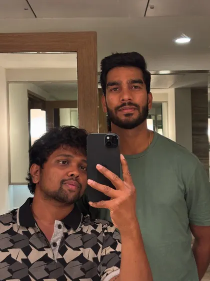 A final selfie with Venkatesh Iyer.
