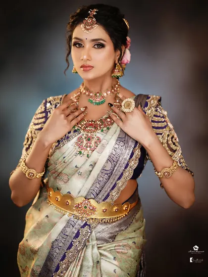 A complete look created by a student, ready to be featured in their professional makeup artist portfolio.