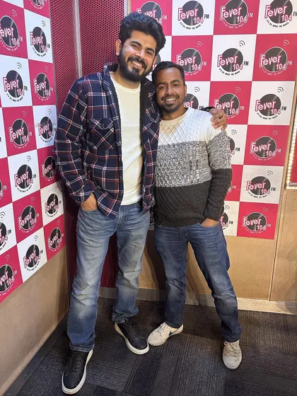 A picture from my visit to the Fever FM 104 radio station with my collaborator. Working with other musicians is a huge part of the industry, and these experiences have taught me a lot about teamwork in a creative setting.
