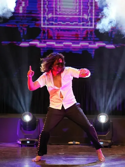 A powerful moment from my solo performance at Zest '25. Dancing alongside one of our talented young students is a reminder that passion for dance connects all generations.