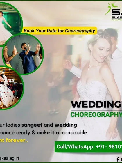 Ready to make your Sangeet unforgettable? We choreograph everything from the couple's first dance to ladies' sangeet and group performances. Book your date with us and let's create something magical.