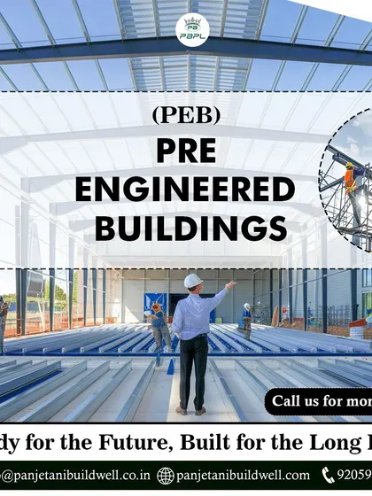 Our PEB structures are ready for the future and built for the long run. This image captures a team overseeing the construction floor, ensuring every component is perfectly placed for a durable final build.