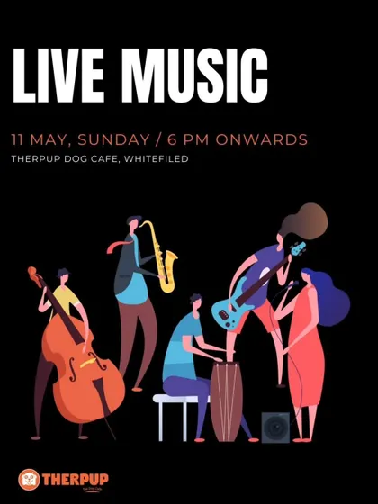 A promotional graphic for the live music performance during our Mother's Day event.