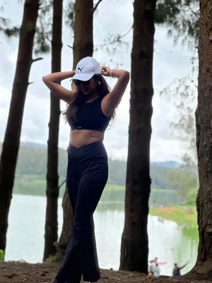 A candid moment of joy and freedom in nature. My retreats are about finding lightness and reconnecting with your playful spirit.
