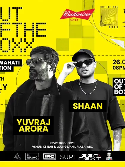 The Guwahati edition of the 'Out of the Boxx' tour with my buddy Shaan.