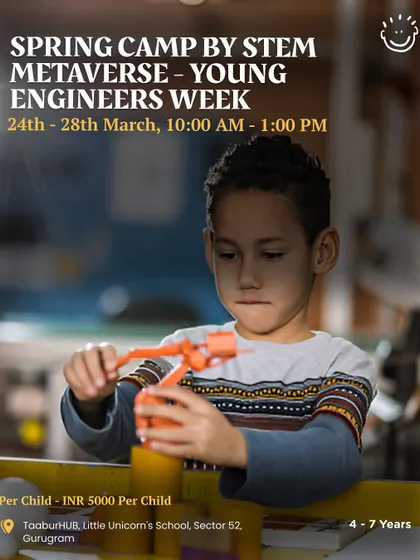 A Spring Camp by STEM Metaverse for young engineers. These week-long camps are a great way to keep kids engaged and learning during school breaks.