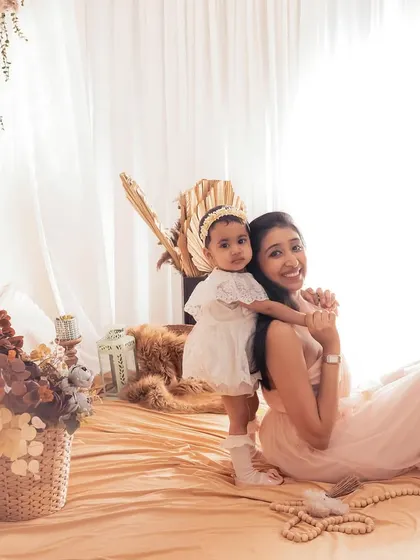 The sweet connection between a mother and her child is so precious. This photo captures a quiet, loving moment during their lifestyle family session.