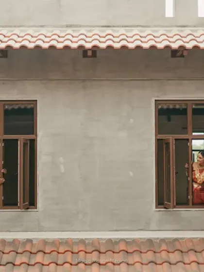 We love the timeless charm of a Chettinad house. For this wedding, we designed the decor to complement the venue's heritage, using traditional floral arrangements and cultural motifs to create an authentic atmosphere.