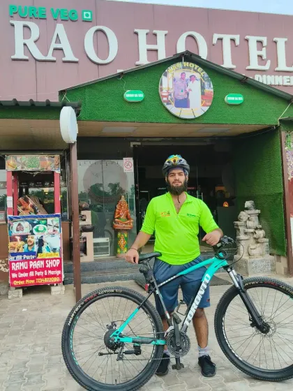 A proud moment for one of our riders after completing the epic 100+ km journey from Laxmi Nagar to Manesar and back. Every finisher is a testament to our group's collective energy.