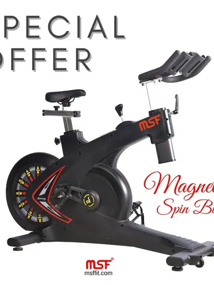Another promotional graphic for our Magnetic Spin Bike, highlighting its special offer price.