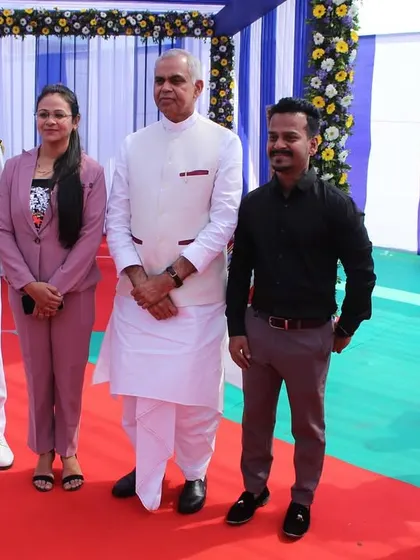 It was a moment of great pride to be appreciated by the Governor of Gujarat, Shree Acharya Devvrat ji, during my performance for the Indian Coast Guard in Porbandar.