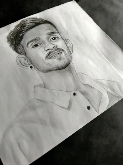 A clean, simple portrait sketch done for one of my followers. My work aims to be both realistic and artistic.