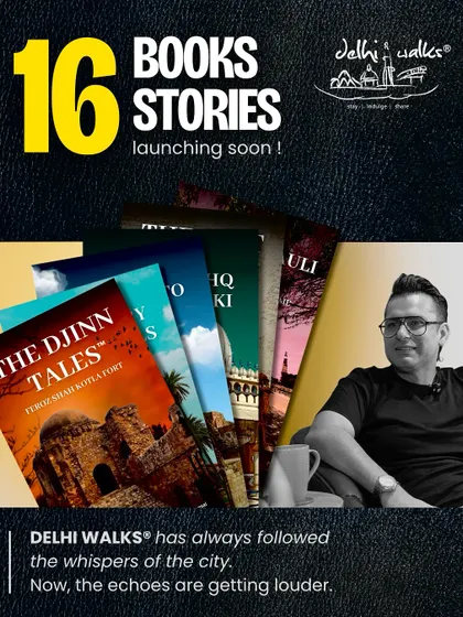Delhi Walks has always followed the whispers of the city. Now, the echoes are getting louder. Our 16-part book series is a tribute to Delhi's soul, and this is just the beginning.