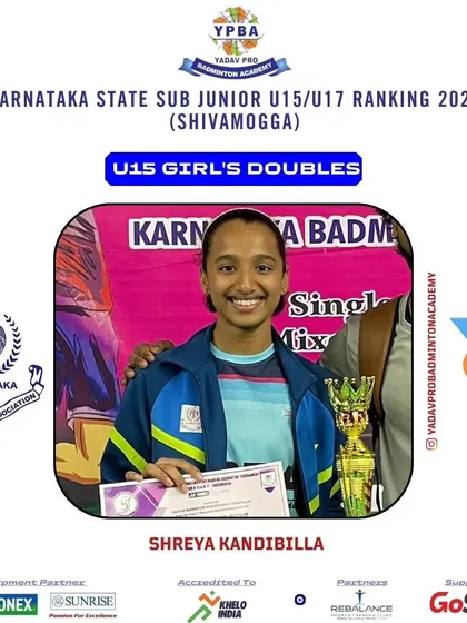These posters highlight the consistent success of my junior and sub-junior players across various state-level tournaments in Karnataka, Tamil Nadu, and Assam, showcasing their achievements in singles and doubles categories.