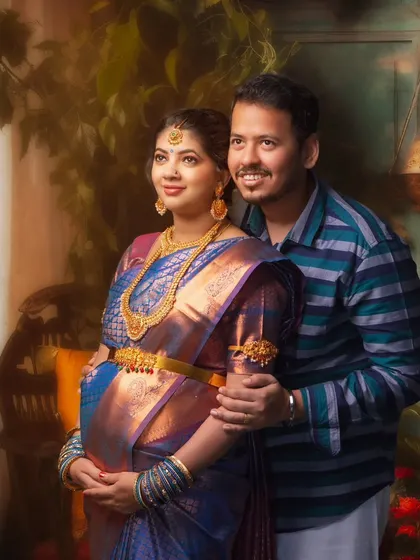 Together, they’re writing a new chapter. Wrapped in tradition and rooted in love, this couple awaits their little miracle.