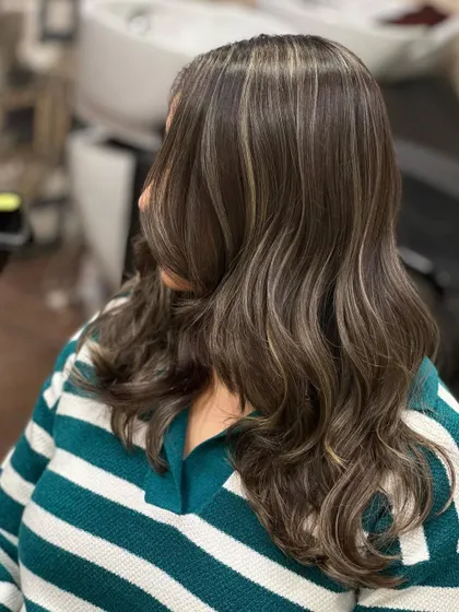 For first-time color clients, no need to worry. We can go from black to a subtle, beautiful light brown.