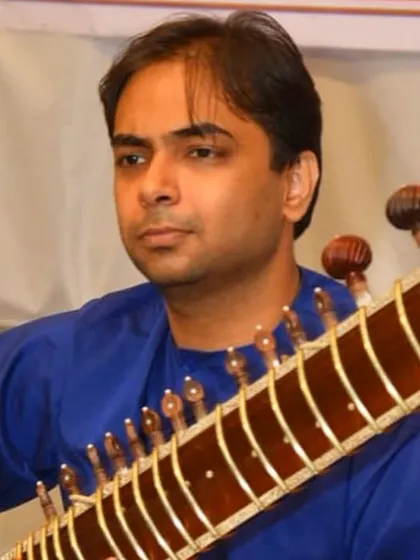 A focused portrait during the concert in Kolhapur. Each performance is a deep, meditative experience for me.
