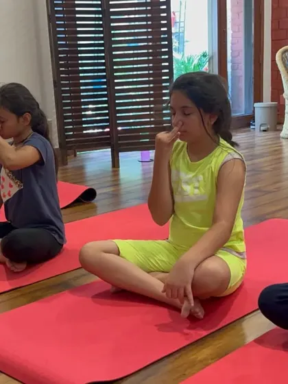 Yoga for kids is all about playful exploration. In our kids' classes, we help them enhance flexibility, strength, and balance in a fun environment. This fosters better concentration, body awareness, and self-confidence.