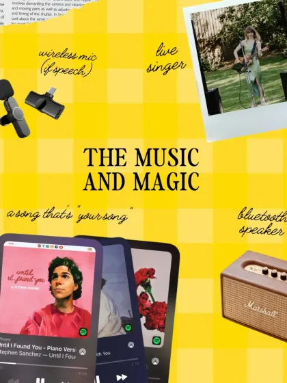Music adds magic to the moment. Our proposal checklist includes options like a live singer, a curated playlist on a Bluetooth speaker, or a wireless mic for a heartfelt speech.
