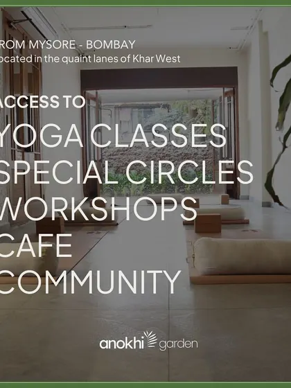 Access to yoga classes, special circles, workshops, our cafe, and a vibrant community. Our memberships offer a holistic approach to well-being in the heart of Khar West.