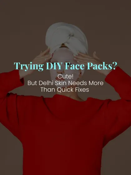 While DIY face packs are a nice ritual, they cannot reverse the deeper signs of aging. For real, lasting results, your skin needs more than quick fixes; it needs science-backed dermatological care.