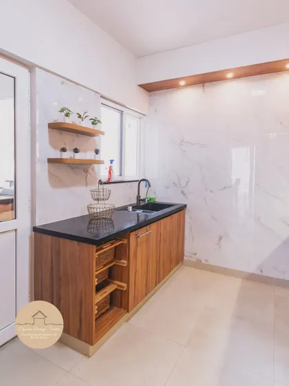 Explore more of our kitchen designs, featuring different color palettes, material combinations, and smart storage solutions. Each kitchen is tailored to our client's cooking style and aesthetic preferences.