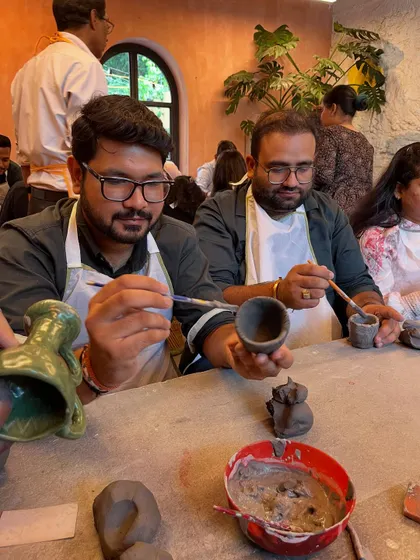 Clay, conversations, and a whole lot of laughter. Our workshops are about more than just pottery; they're about connecting with friends and making memories together.