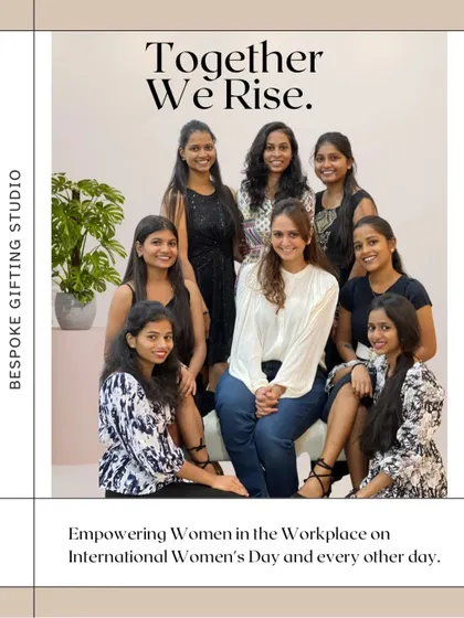 On International Women's Day and every day, we celebrate the incredible women who are the heart of Bespoke Gifting Studio. This is our amazing, empowered team that makes everything possible.