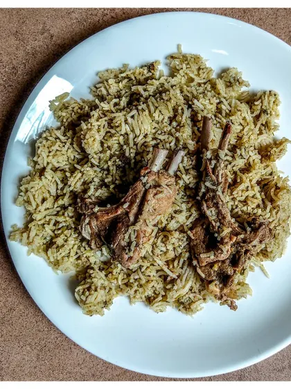 My family's Bannur Mutton Palav recipe uses fatty mutton and aromatic Basmati rice cooked in a rich mutton broth. It's a flavourful one-pot meal that is a staple in my kitchen.