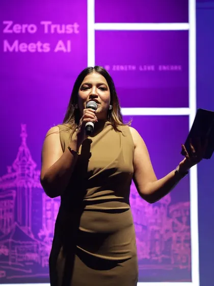 Speaking with passion at the Zenith Live Encore event. I believe in connecting with the subject matter to deliver a more authentic experience.