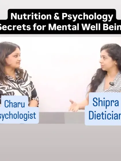 A collaboration with a psychologist to discuss the secrets of nutrition and psychology for mental well-being.
