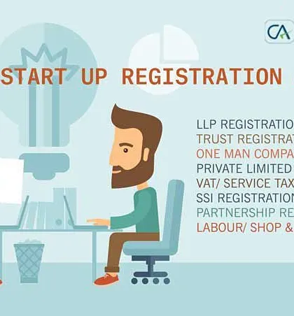 Our firm provides a comprehensive suite of start-up registration services. We guide you through choosing and establishing the right legal structure for your venture, including LLP registration, Private Limited Company formation, One Person Company setup, and Trust registration.
