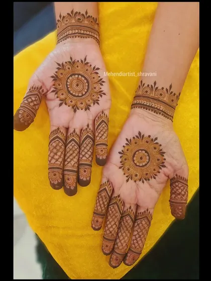 Mastering the mandala is a key first step for any aspiring mehendi artist. I focus on teaching perfect symmetry, consistent line work, and balanced composition, which are the foundational skills needed for more complex patterns.