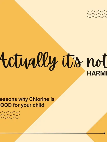Is chlorine harmful? Actually, it's not. Here are the reasons why it's good for your child's safety in the pool.
