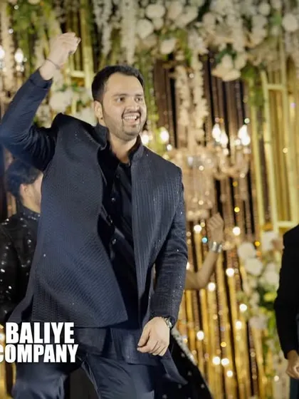The pure joy on this groomsman's face says it all. I focus on creating routines that are not just impressive but also incredibly fun to perform.