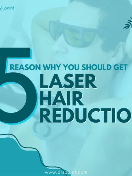 This graphic introduces the top five reasons clients choose my laser hair reduction service. It's a game-changing treatment for anyone looking for smooth, hair-free skin without the constant upkeep.