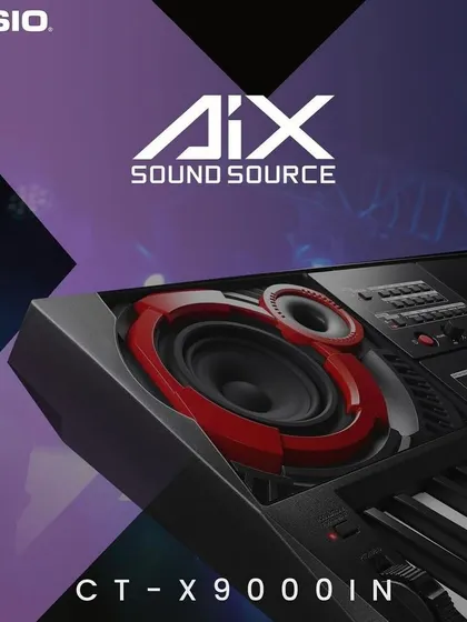 The heart of the Casio CT-X9000IN is its AiX Sound Source. This technology produces the dynamic and powerful sound of acoustic instruments, from pianos to drums.