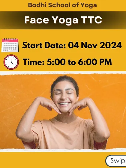 Learn the techniques to naturally tone and lift your facial muscles with our Face Yoga TTC. This unique certification teaches exercises to reduce tension, improve circulation, and promote a youthful glow.